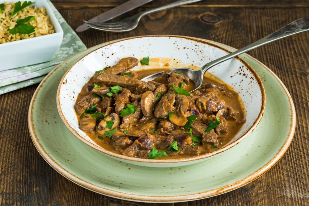 Boeuf Stroganoff