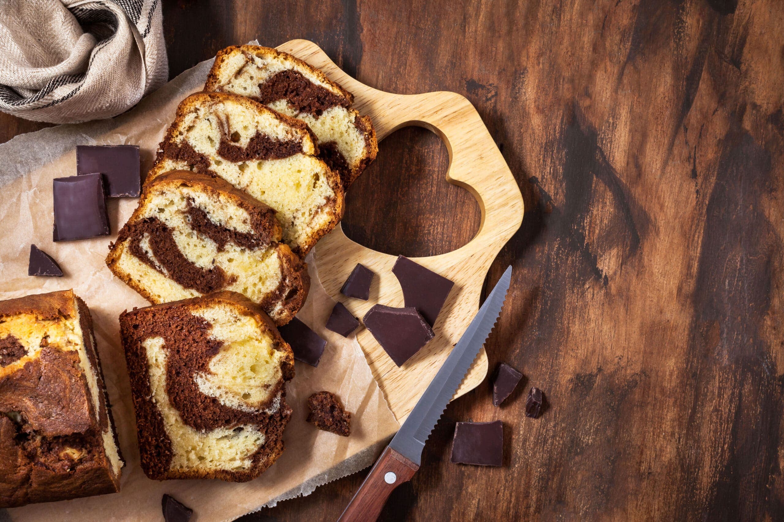 Gâteau marbré