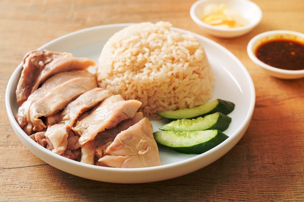Hainanese chicken rice