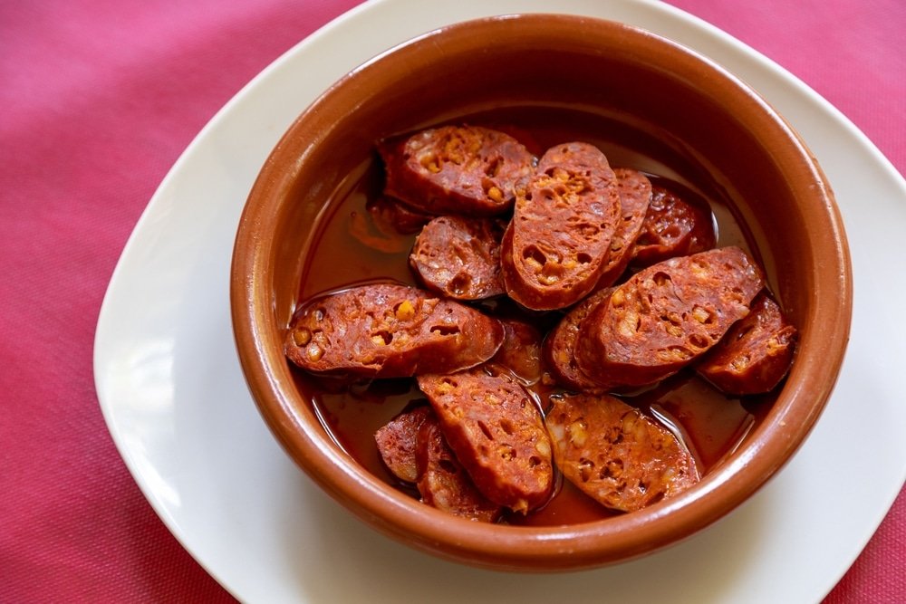 Chorizo a la sidra