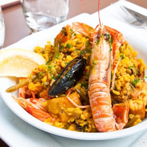 Paella de mariscos