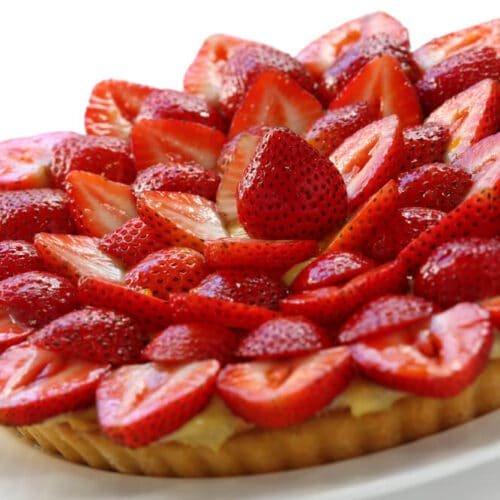 tarte aux fraises