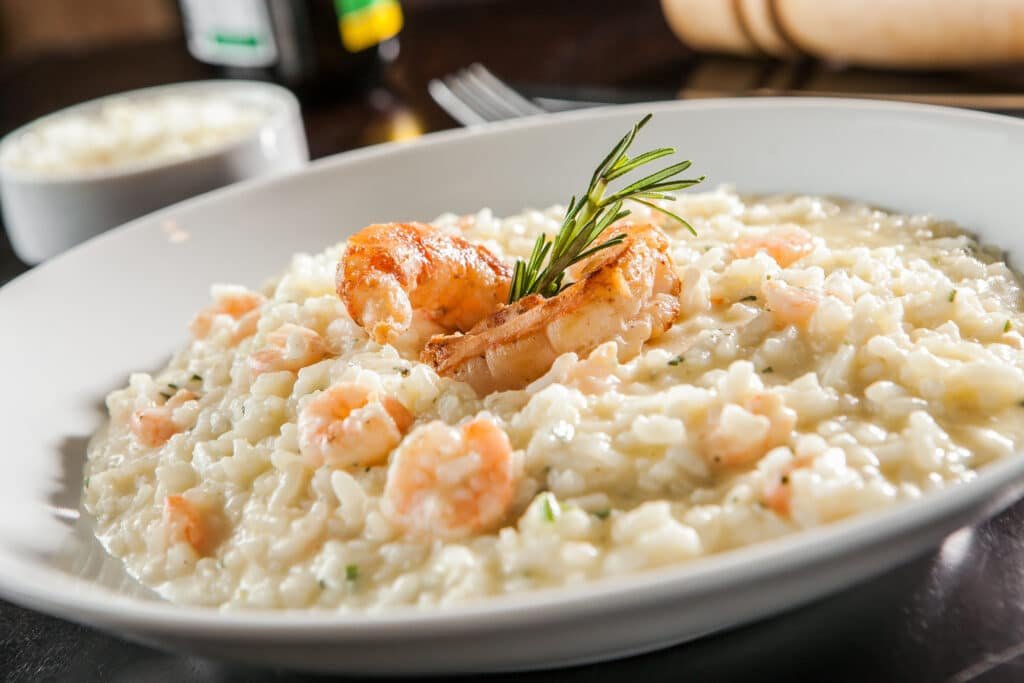 Risotto aux crevettes