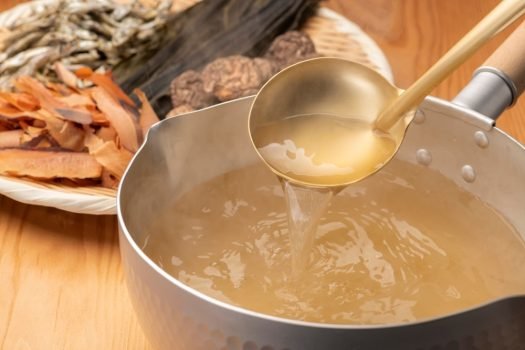 Katsuobushi,,Dried,Shiitake,Mushrooms,,Niboshi,,Kelp.,Making,Soup,Stock,For