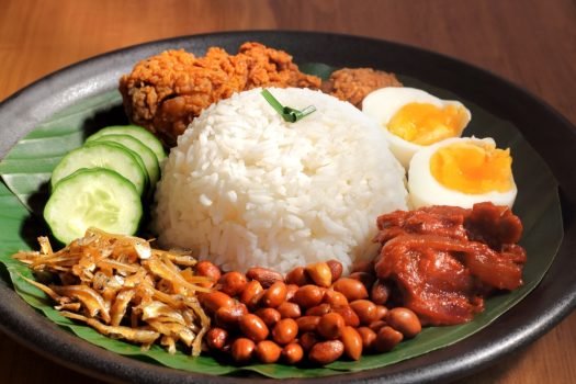 Nasi,Lemak,Is,A,Commonly,Found,Food,In,Malaysia,,Brunei