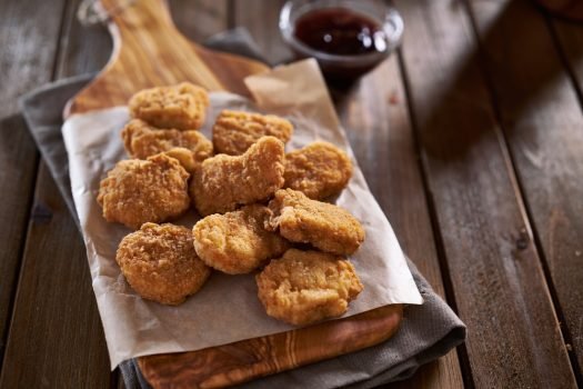 Pile,Of,Crispy,Homemade,Baked,Chicken,Nuggets,Cooling